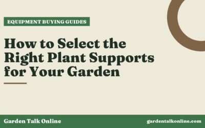 How to Select the Right Plant Supports for Your Garden