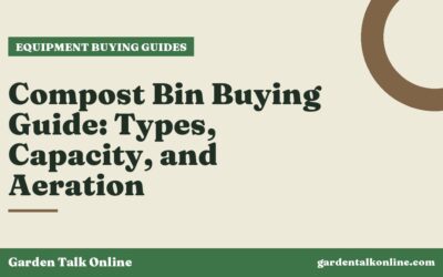 Compost Bin Buying Guide: Types, Capacity, and Aeration