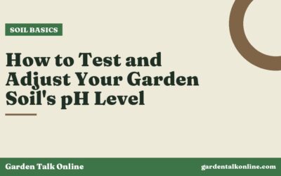 How to Test and Adjust Your Garden Soil’s pH Level