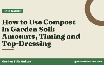 How to Use Compost in Garden Soil: Amounts, Timing and Top-Dressing